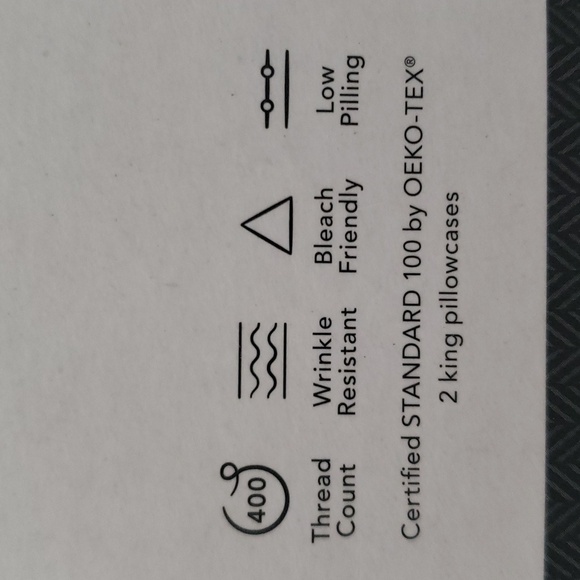 Threshold. Performance 400ct; King Size; Pewter Stripe. NWT - Picture 3 of 11